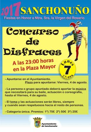 Imagen Cartel Concurso Disfraces 2017