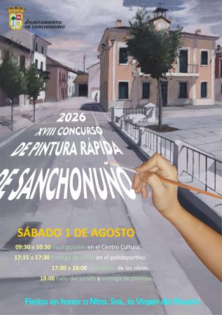 Imagen XVIII EDICIÓN DEL CONCURSO DE PINTURA RÁPIDA DE SANCHONUÑO.
